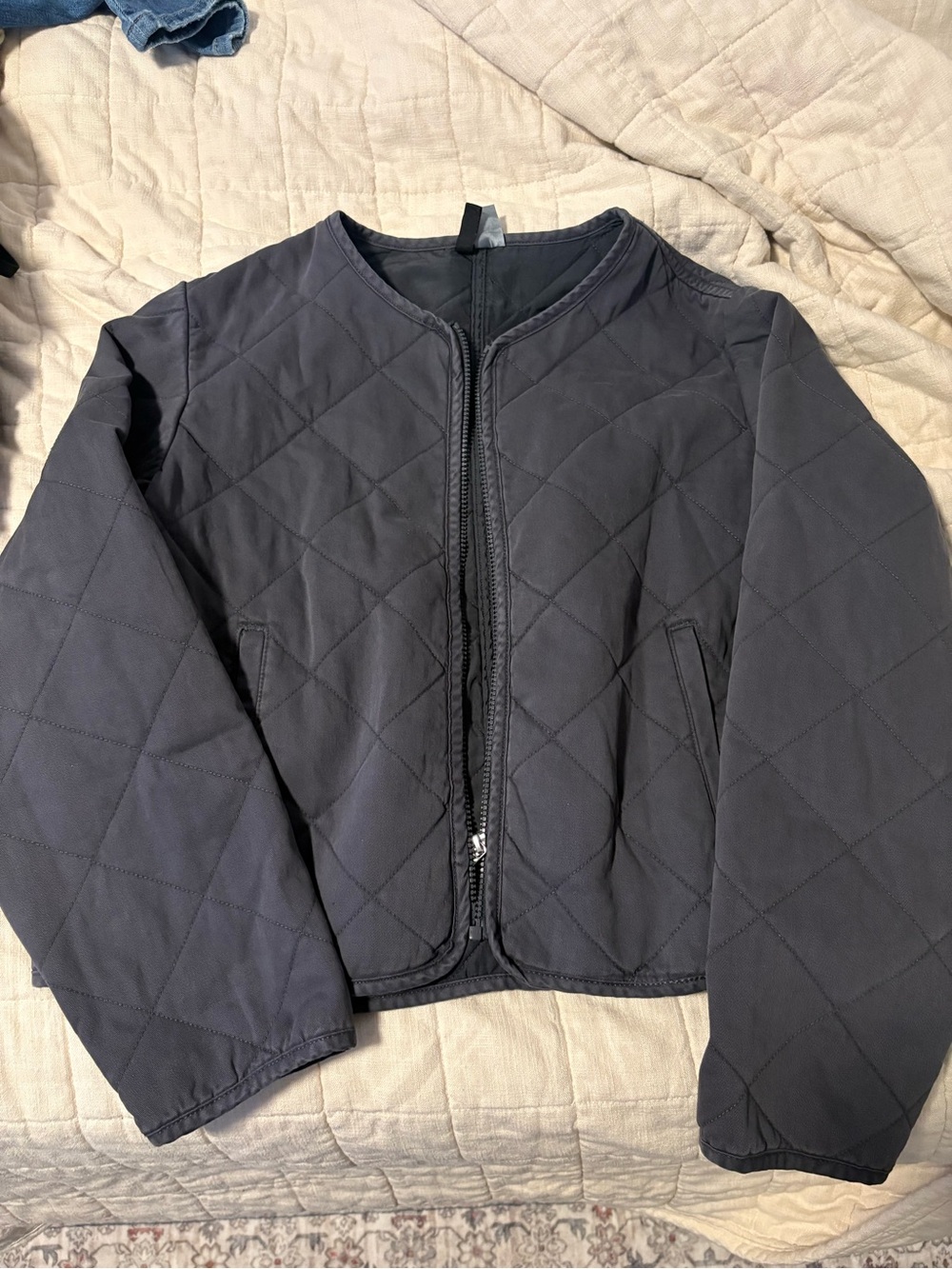 H&M Women's Quilted Black Lightweight Jacket